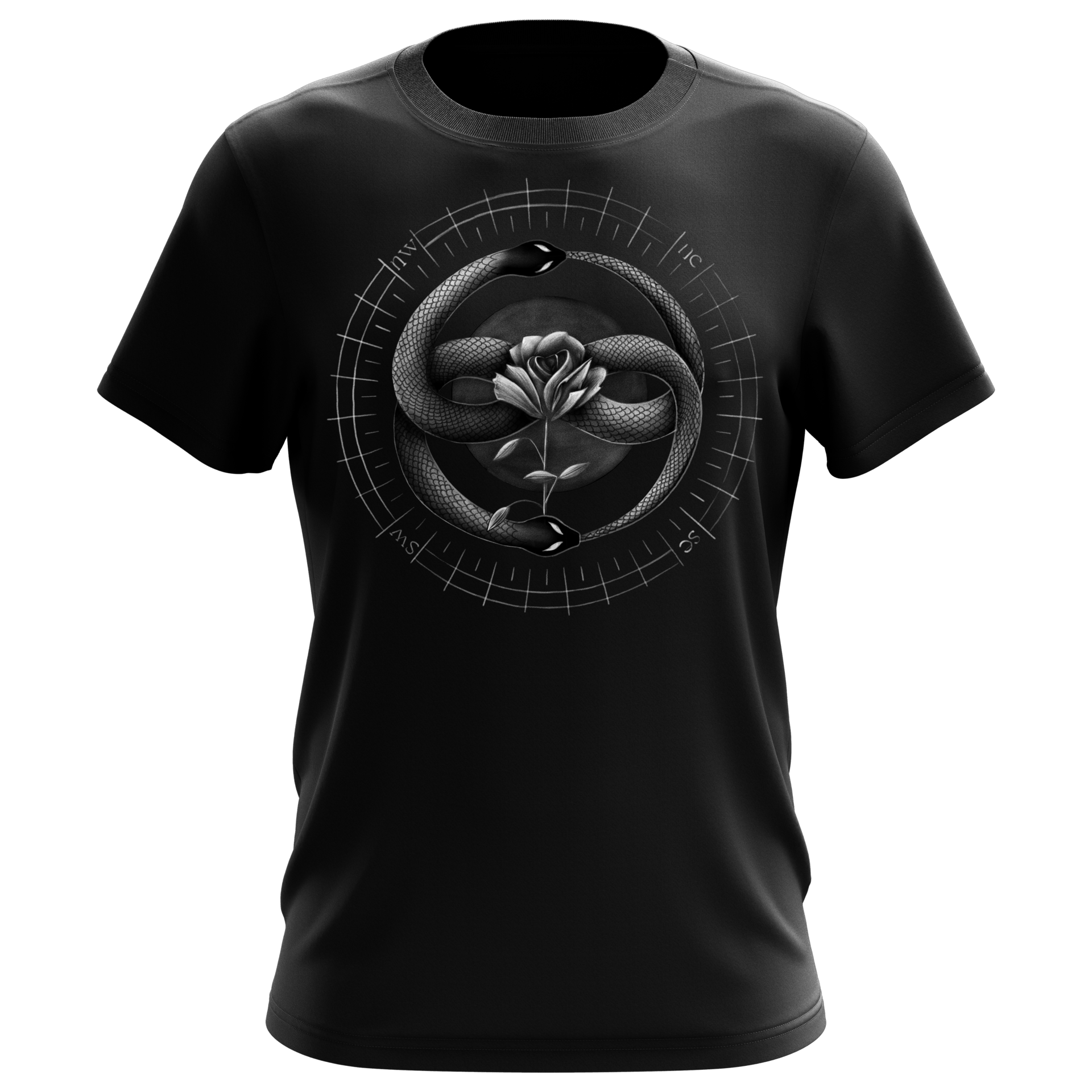 Snake Compass "The Globe" Black