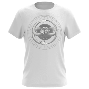 Snake Compass "The Globe" White